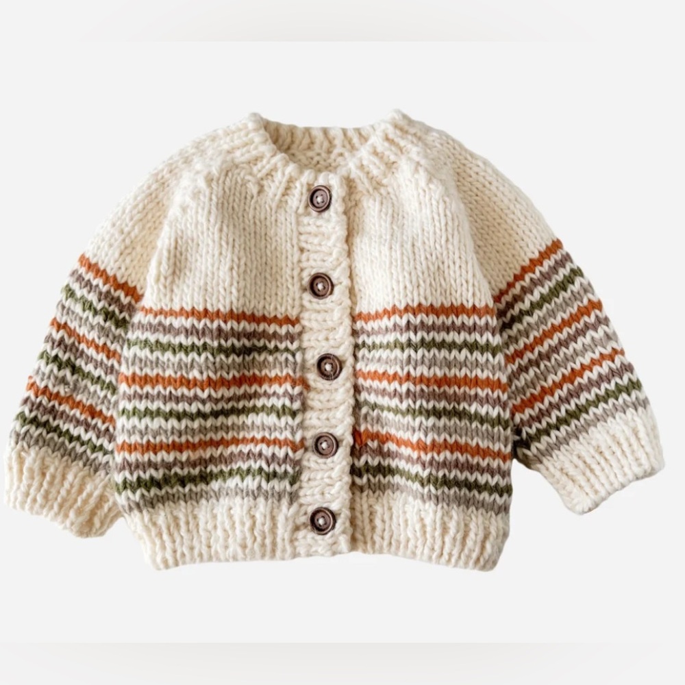 NWOT! Cozy Knit Striped Toddler’s Cardigan